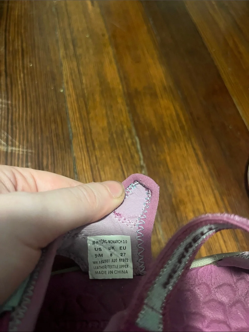 Merrell Kids Pink Mary-Jane Sport Sandals with Cream Soles